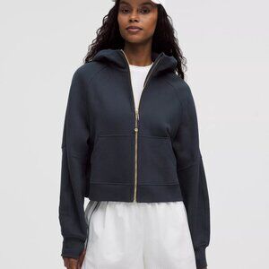 Lululemon Scuba Oversized Full-Zip Hoodie True Navy/Gold